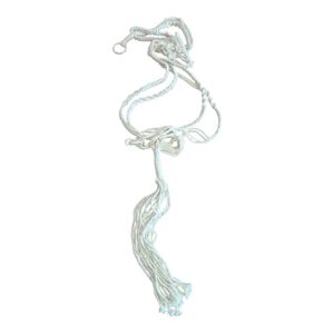 Macrame Cream Color Double Plant Hanger Boho Vintage Inspired